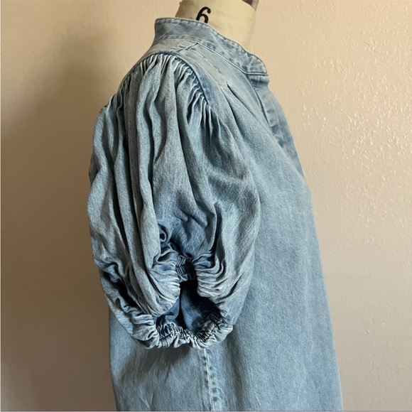 Frame Denim puff sleeve blouse - Picture 6 of 7